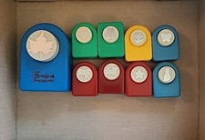 Lot of 9 Paper Punches Hole Punch Scrapbooking Craft