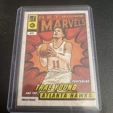 2021 DONRUSS NET MARVELS Gold  PRESS PROOF #5 TRAE YOUNG 
