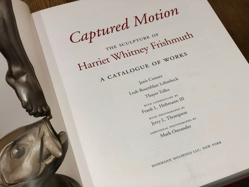 Captured Motion: The Sculpture of Harriet Whitney Frishmuth Hardcover Book Exc! - Image 4 of 4