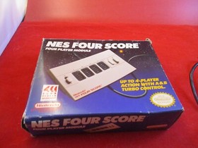 Nintendo NES Four Score 4 Player Controller Attachment Adapter Accessory w/ Box!