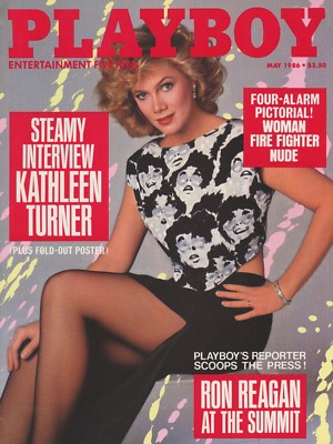 PLAYBOY MAY 1986 Christine Richters Kathleen Turner Janet Hightower Kim