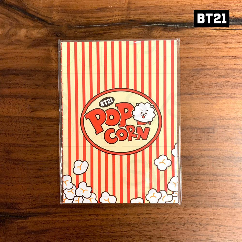 BTS BT21 Official Authentic Goods Mini Note Snack Ver 7SET
