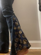 custom wrangler bell bottom jeans