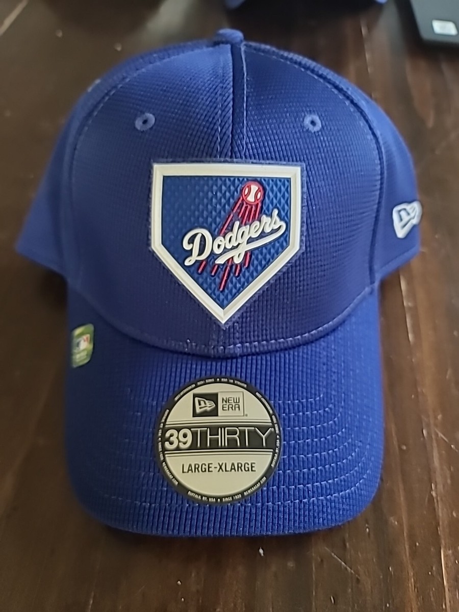 new Era 39thirty Los Angeles Dodgers Royal Blue Hat Cap Home Plate