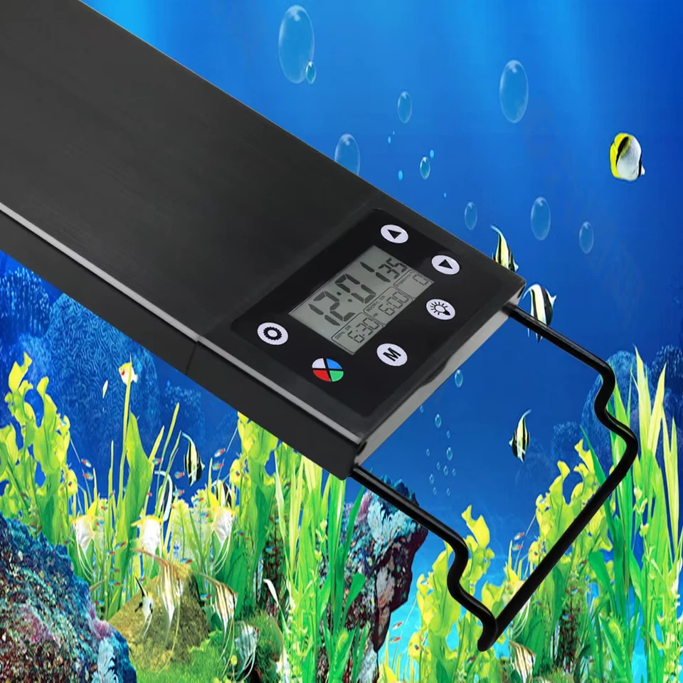 Lampada Led per Acquario Spettro Completo Crescita Piante Acquatiche Light A+++ - Immagine 2 di 4