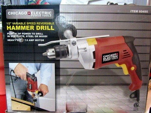 1/2 in. Heavy Duty Variable Speed Reversible Hammer Drill