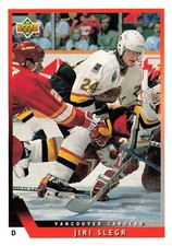 Jiri Slegr 1993 Upper Deck #18 Vancouver Canucks
