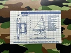 Vintage 1983 GI Joe Figure Vehicle Instructions Blue Print Manta