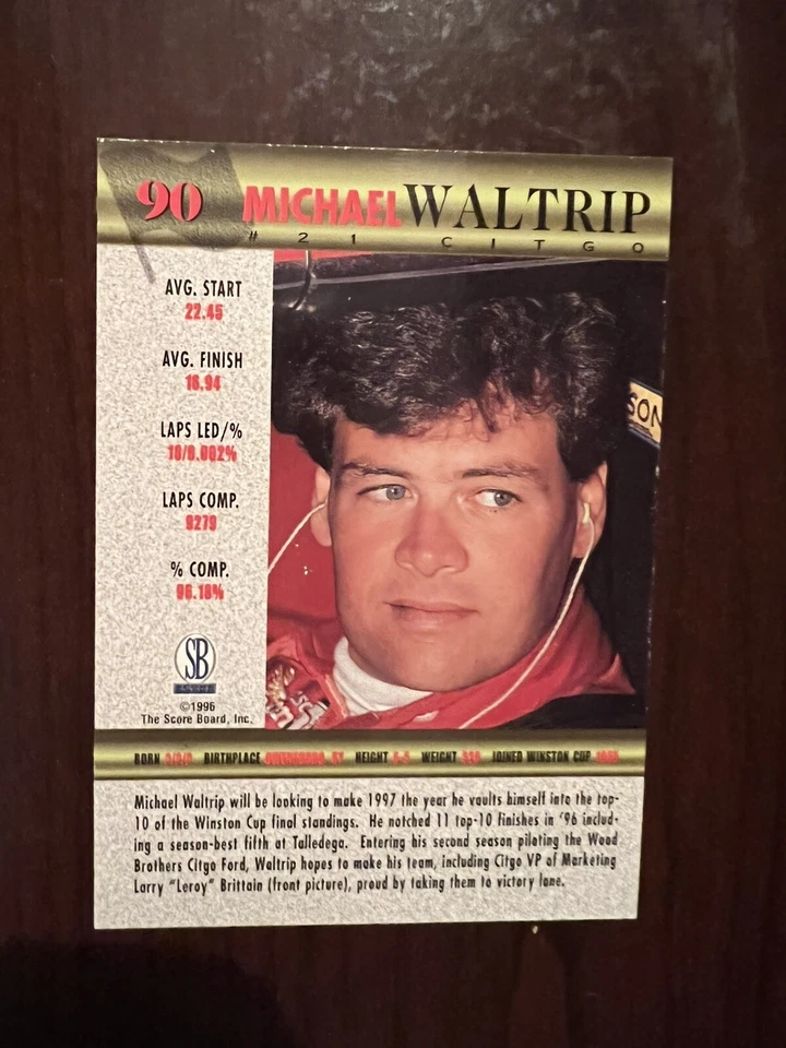 1997 SB Motorsports #90 - Michael Waltrip - Image 2 of 2