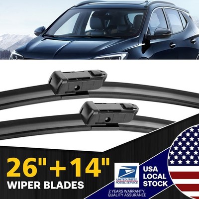 SET OF 2Pcs All Season Wiper Blades size 26''&14'' Windshield Front Right & Left