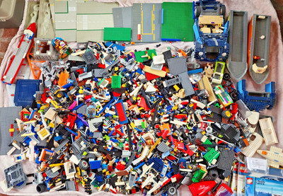 LEGO Bulk Lot Of 30+ lbs Pounds Random Parts Pieces Plates Blocks Vehicles Sets