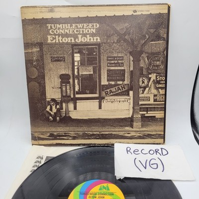 Elton John Tumbleweed Connection 1970 MCA Records LP Vinyl Studio Album VG