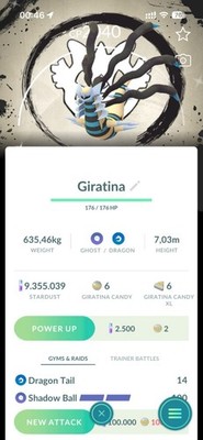 Pokémon Go - Shiny Giratina Origin Background Go Fest 2026 - PTC / Trade/ Lucky