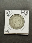 1894 O Barber Silver Quarter Nice VG Very Good U.S. 25c Type Coin (Raw18261)