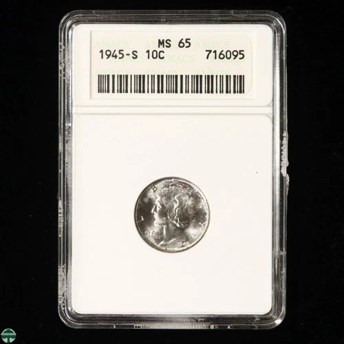 1945-S Mercury Dime — photo from the most recent tracked eBay sale