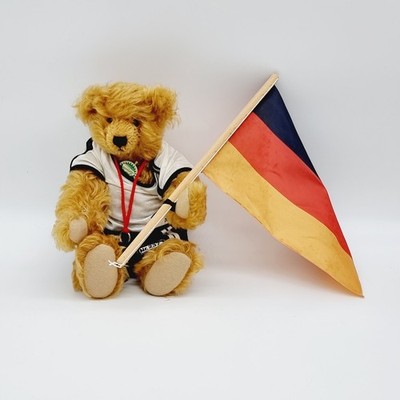 Hermann Coburg 18955-6 Teddybär Vize-Weltmeister 2002 34 cm Mohair