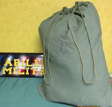 US Army Military Barracks Laundry Bag 100% Cotton Storage GOOD