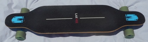 LAKVEE 41" longboard deck 9-ply Canadian maple nonslip surface HR82A Poly Wheels