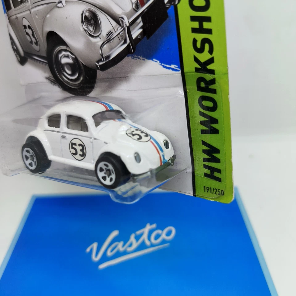 Hot Wheels The Love Bug Volkswagen Beetle HW Taller HW All Stars BFD65 Herbie Foto 3 de 4