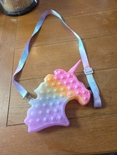 Unicorn Fidget Purse Popit Shoulder Bag...BR