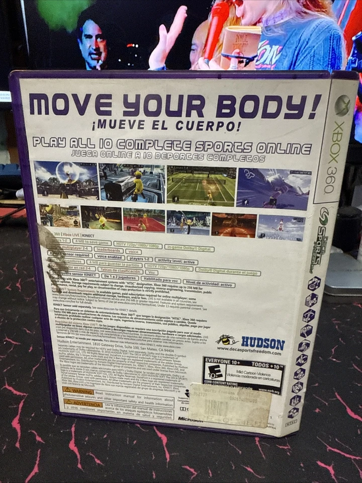 Kinect Deca Sports Freedom (Microsoft Xbox 360, 2010) with manual - Image 2 of 4