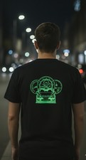 Jdm Lexus Is300 2jz Shirt Shorts Sleeves Glows In The Dark Back Design