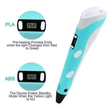 12 Color 3D Printing Pen 3D Drawing Pen with Led Display  Filament Kid Gift&&&