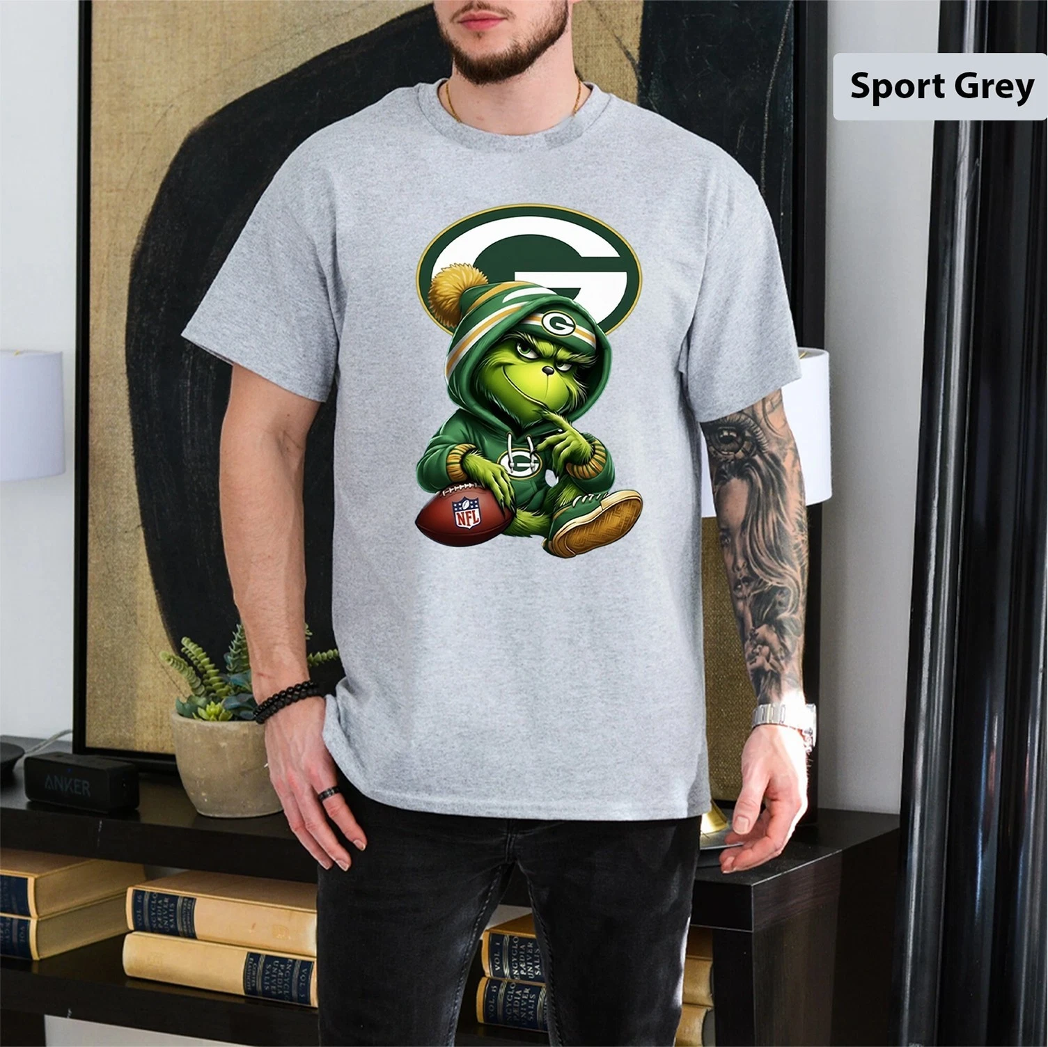 Green Bay Packers Grich Football T-Shirt