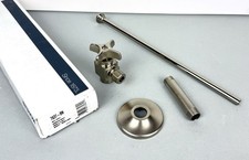 Kohler K-7637 Angle Supply w/ Stop and Annealed Vertical Tube - Brushed Nickel