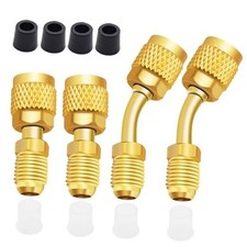 R410A Mini Split Adapter, 5/16" Female to 1/4" Male Flare, R410a Adapter 12pcs