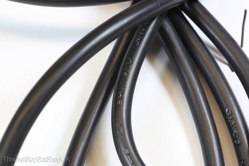 10 x 3 Pin 1.8m UK Black Mains Cable IEC 320 C13 For Televisions, Computers etc - Afbeelding 2 van 12