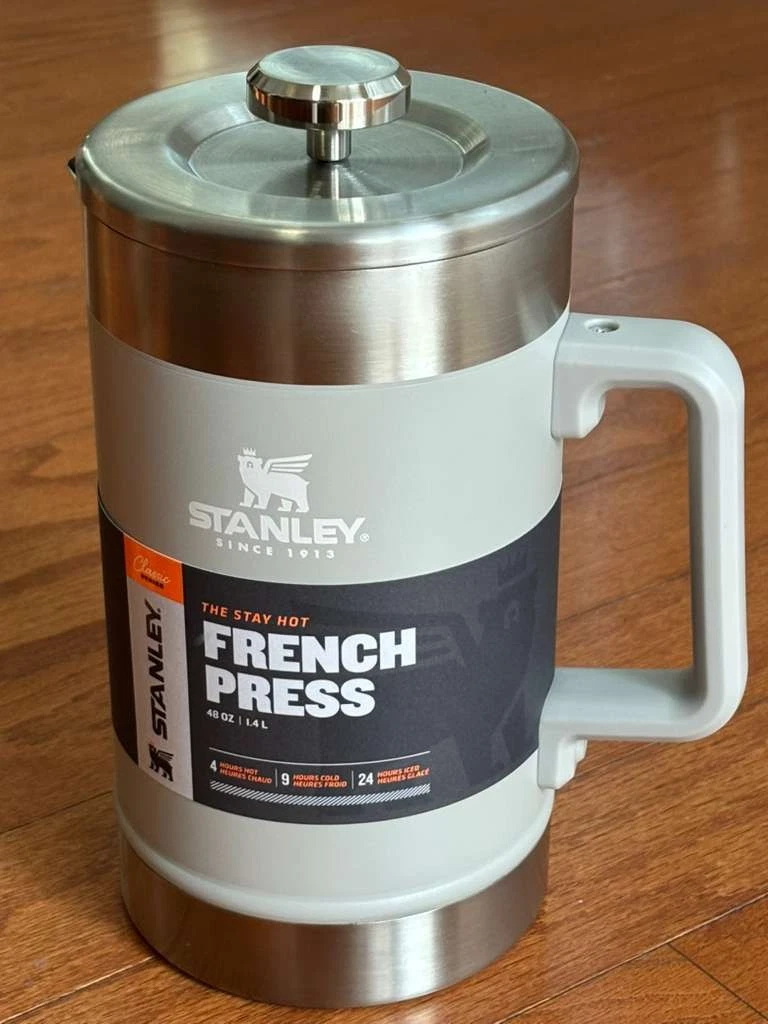 STANLEY Classic Stay-Hot French Press Coffee Maker 48 oz Ash Gray New
Opens in a new window or tab