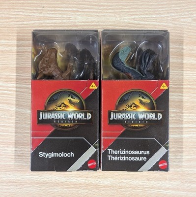 NEW Mattel Jurassic World Rebirth Stygimoloch Therizinosaurus Action Figure Lot