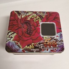 2008 Yu-Gi-Oh 5D’s Black Rose Dragon Collectible Tin Empty Konami Upper Deck