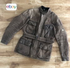 Giacca di pelle Belstaff PANTHER 1966, giacca di pelle, usata, marrone antico, taglia L