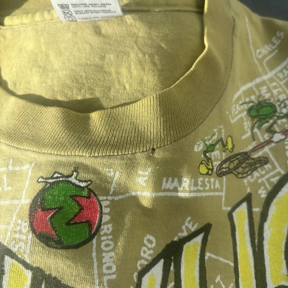 Vintage 1992 All Over Print Primus Band Tour Shirt Size XL - Image 4 of 4