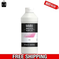 Value 16oz Acrylic Gesso Primer - Easy One-Coat Finish for Diverse Surfaces