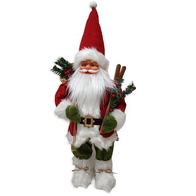 Lambluefly Copri Base Albero Natale da 122 cm, Tappeto Albero di Natale Scozzese in Bufalo Rosso