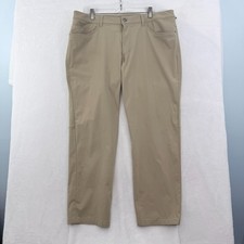 Lululemon Chino Pants Mens 38x29 Beige ABC Classic Fit 5 Pocket Warpstreme