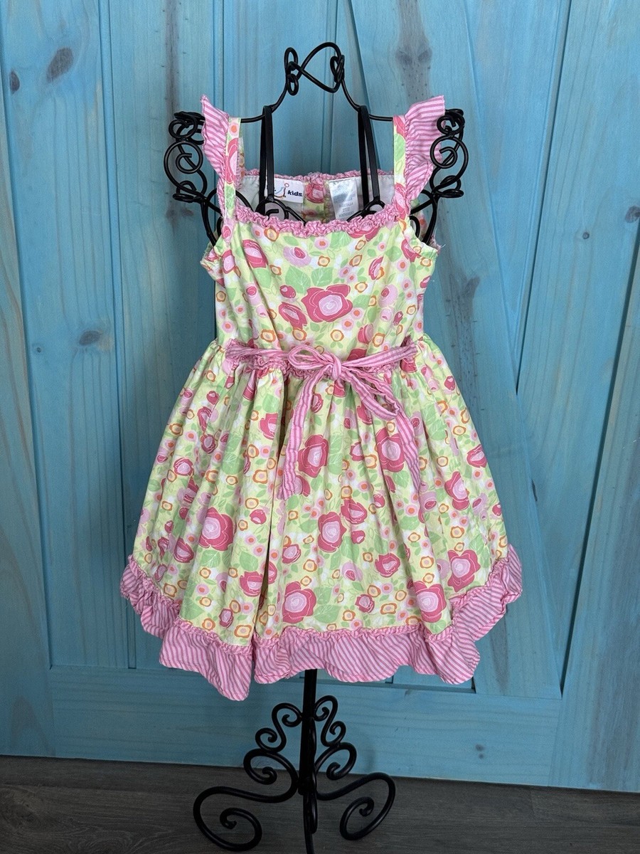 2t pink dress Picque Classic Pink Toddler Girl Dress