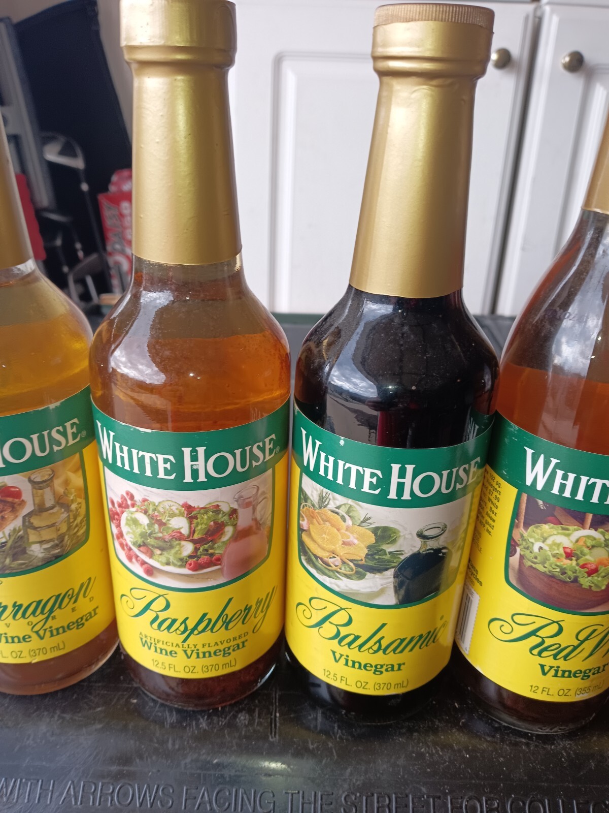 White House Vinegar Full Set of Wine Vinegar Bottles eBay
