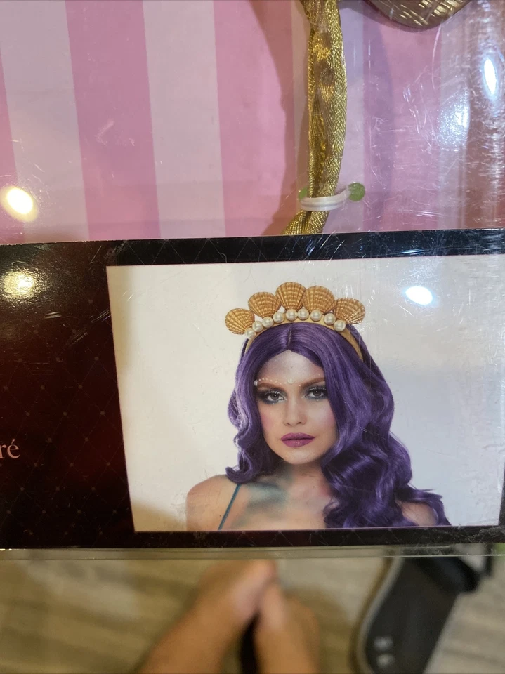 New Leg Avenue A2838 Pearl Shell Mermaid Headband Halloween Costume Accessory - Image 2 of 3