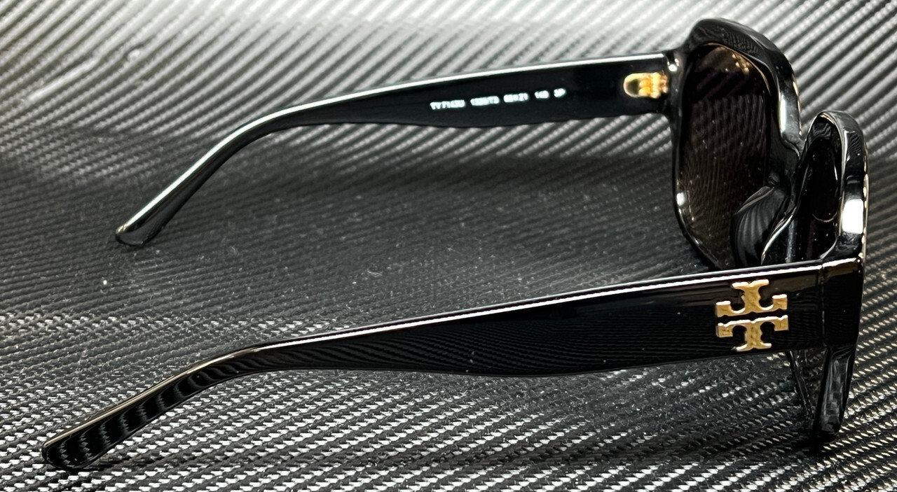 TORY BURCH TY7143U 1326T3 Black Grey Polarized Women's 56 mm Sunglasses