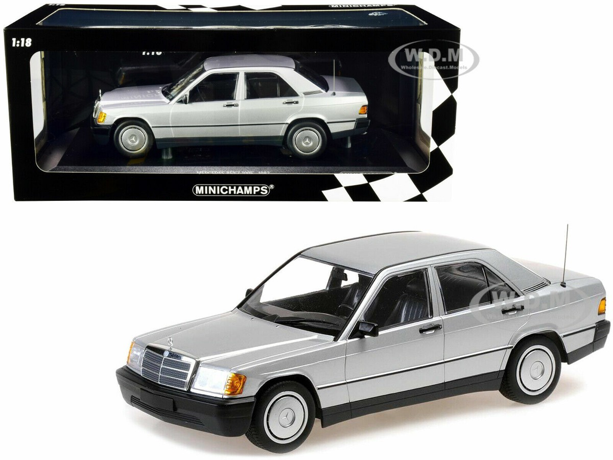 1982 MERCEDES BENZ 190E W201 SILVER LTD 1/18 DIECAST MODEL 1982 MERCEDES BENZ 190E W201 SILVER LTD 1/18 DIECAST MODEL