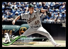 Daniel Gossett 2018 Topps Update #US283 Oakland Athletics ROOKIE BUY10GET5FREE