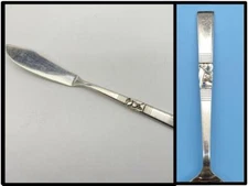 ONEIDA SILVER Morning Star Pierced Silverplate 7" Butter Spreader Knife