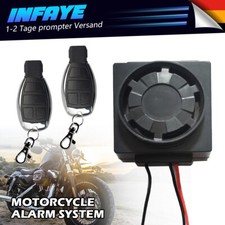 12V Motorrad Alarmanlage Anti-Diebstahl Fernbedienung Doppelfernbedienung