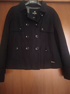 cappottino nero donna