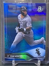 2021 Yoan Moncada Bowman Platinum /150 Blue Holo Mint Rare