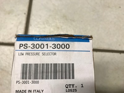 Johnson Controls Low Pressure Selector PS-3001-3000 Klima Kältetechnik *180746*